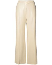 Stand Studio - Ivory Polyurethane Blend Trousers - Lyst