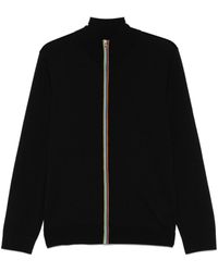 Paul Smith - Wool Zipped Cardigan - Lyst