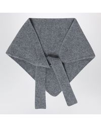 Jacquemus - Dark Gros Grain Scarf - Lyst