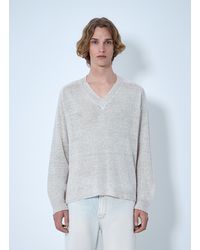 Our Legacy - V-Neck Knit Sweater - Lyst