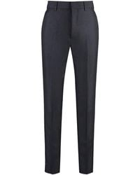 Prada - Wool Blend Tailored Trousers For - Lyst