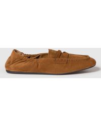 Miu Miu - Loafers Camel - Lyst