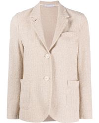 Harris Wharf London - Cotton Blend Single-Breasted Jacket - Lyst