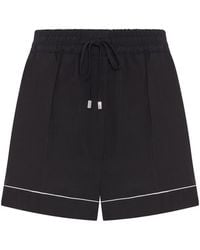 Sportmax - Satin Jogger Shorts - Lyst