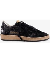 Golden Goose - Ball Star Low-Top Suede Sneakers With Used Effect - Lyst