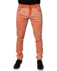 Dolce & Gabbana - Slimfit Acid Wash Jeans - Lyst