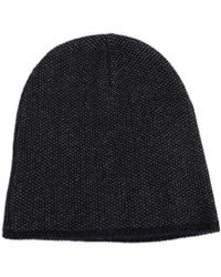 Gucci - Wool Cashmere Cotton Small Beanie Hat With Logo - Lyst