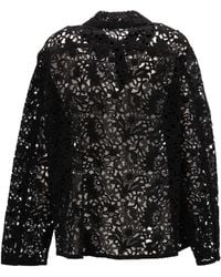 Valentino Garavani - Floral Lace Shirt - Lyst