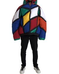 Dolce & Gabbana - Quilted Hooded Puffer Jacket - Lyst