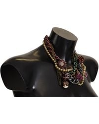 Dolce & Gabbana - Sicilian Elegance-Tone Statement Necklace - Lyst