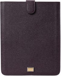 Dolce & Gabbana - Elegant Leather Tablet Pouch - Lyst