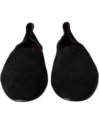 Dolce & Gabbana - Suede Loafers Formal Dress Slip On Shoes - Lyst