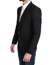 Dolce & Gabbana - Single Breasted Formal Wool Blazer Virgin Clothing - Lyst