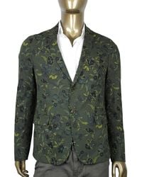 Gucci - Floral Blazer Cotton Two Button Jacket (G 48 Us 38) - Lyst