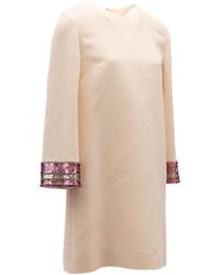 Valentino Garavani - Dress With Multi-Colored Sequin Cuffs - Lyst