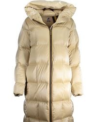K-Way - Beige Polyester Jackets & Coat - Lyst