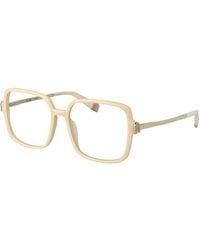 Furla - Beige Cellulose Acetate Glasses (frames) - Lyst