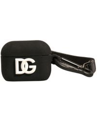 Dolce & Gabbana - Silicone Rubber Logo Embossed Airpods Case Accessory - Lyst