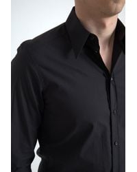 Dolce & Gabbana - Cotton Long Sleeves Martini Shirt - Lyst