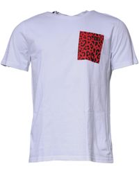 Dolce & Gabbana - Leopard Pocket Tshirt - Lyst