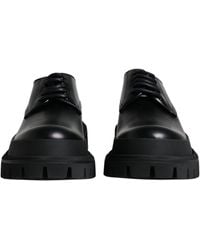 Dolce & Gabbana - Leather Derby Shoes - Lyst