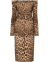 Dolce & Gabbana - Midi Dresses - Lyst