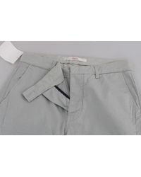Jucca - Cotton High Waist Skinny Cropped Trousers Pants - Lyst
