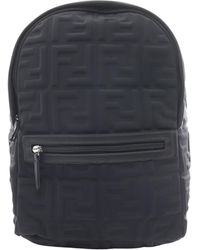 Fendi Cruise Double f Logo Leather Backpack Lyst