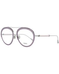 Tod's - Metal & Leather Glasses (Frames) - Lyst