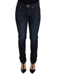 Versace Jeans Couture - Elegant Low Waist Skinny Designer Jeans - Lyst