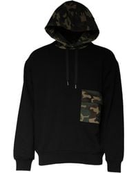 Dolce & Gabbana - Camouflage Hooded Sweatshirt Sweater - Lyst