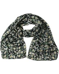Dolce & Gabbana - Silk Daisy Chiffon Long Stole Scarf - Lyst