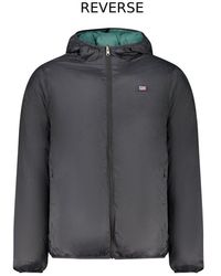 Norway 1963 - Black Polyester Men's Reversible Jacket - Lyst