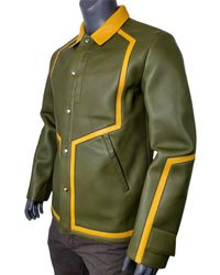 mcm leather jacket mens