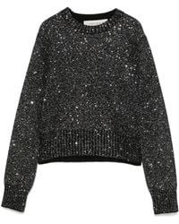 Golden Goose - Sequined Wool Blend Jumper Sweater - Lyst