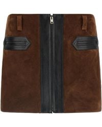 Marni - Leather Skirt - Lyst