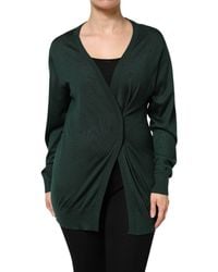 Dolce & Gabbana - Cashmere Silk Cardigan Sweater - Lyst