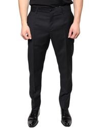 Dolce & Gabbana - Wool Skinny Dress Pants - Lyst