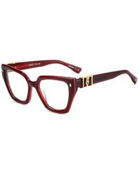 DSquared² - Burgundy Acetate Glasses (frames) - Lyst