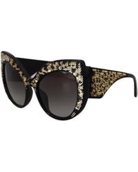Dolce & Gabbana - Butterfly Polarized Sequin Sunglasses - Lyst