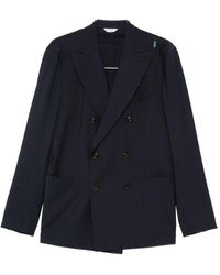 Boglioli - Double-Breasted Peak-Lapels Suit - Lyst
