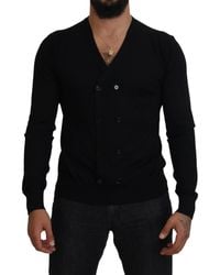 Dolce & Gabbana - Elegant Cashmere Cardigan Sweater - Lyst