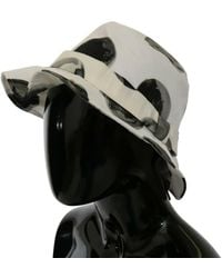 Dolce & Gabbana - Cotton Big Polka Dot Pattern Bucket Hat - Lyst