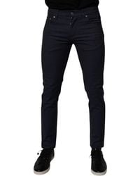 Dolce & Gabbana - Slimfit Cotton Stretch Jeans - Lyst