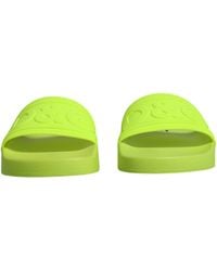 Dolce & Gabbana - Portofino Slides Neon Style - Lyst