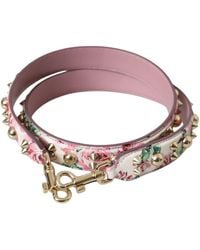 Dolce & Gabbana - Floral Handbag Accessory Shoulder Strap Calf Leather Bag - Lyst