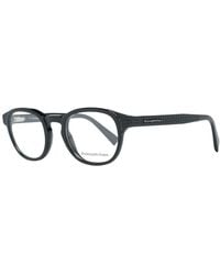 ZEGNA - Black Optical Frames - Lyst