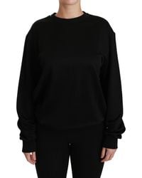 Dolce & Gabbana - Cotton Crewneck Pullover Sweater - Lyst
