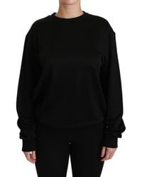 Dolce & Gabbana - Elegant Cotton Crew Neck Pullover Sweater - Lyst