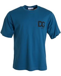 Dolce & Gabbana - Logo Round Neck Short Sleeves T-Shirt - Lyst